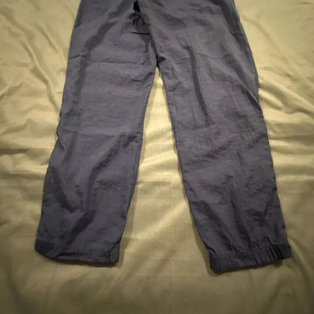 Vintage 90s Nike Track Pants Mens M Windbreaker Lightweight Drawstring Track